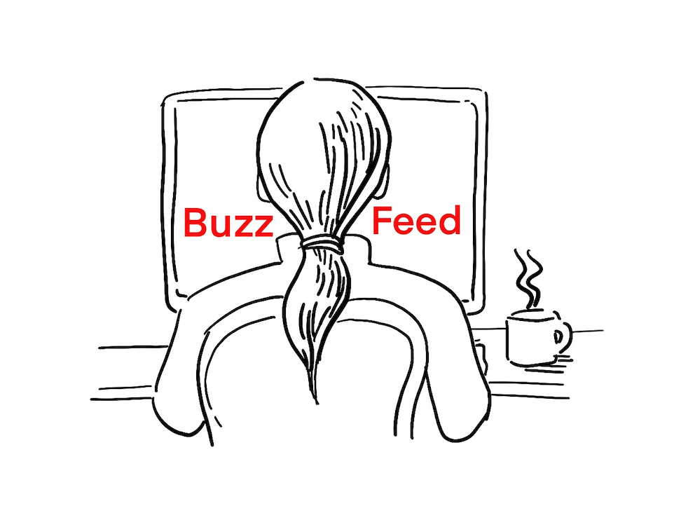 Taking a Buzzfeed quiz for my new year’s resolution.